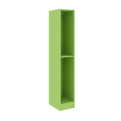 Single Wide Two Compartment Classroom Cabinet Locker