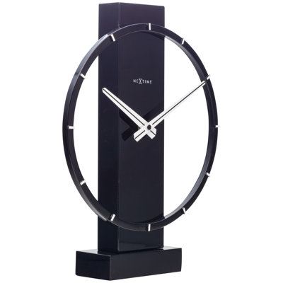 Carl Modern & Contemporary Analogue Solid Wood Tabletop Clock