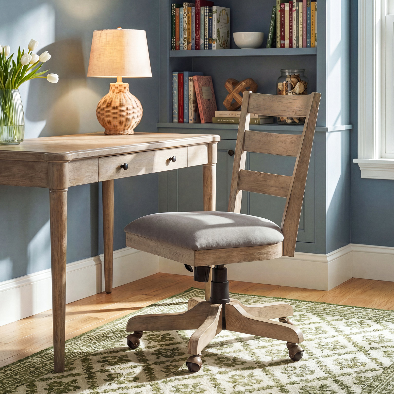 Swivel Office Chair, Sun-Drenched Acacia