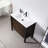 Gonzalo 36'' Single Bathroom Vanity with Solid Surface Top-35980489