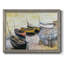 Bateaux sur la plage, 1883 - Reproduction de photo sur toile simple-96278266-96278264