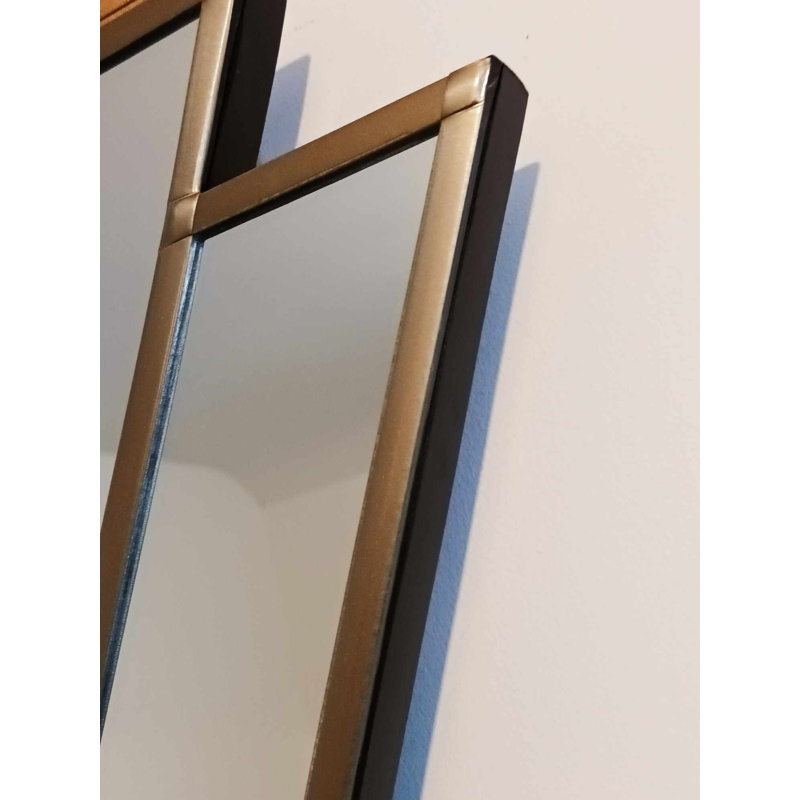 Addeson Triangle Wall Mirror, Gold
