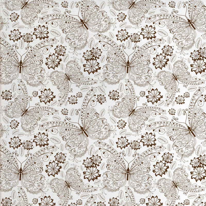 Tissu botanique, H 36 po x l 58 po x P 1 po