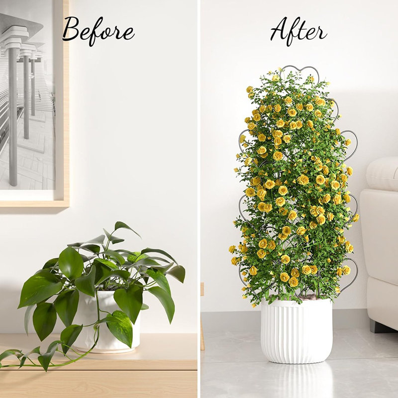 Indoor Plant Trellis For Climbing Plants, Stackable Garden Trell...