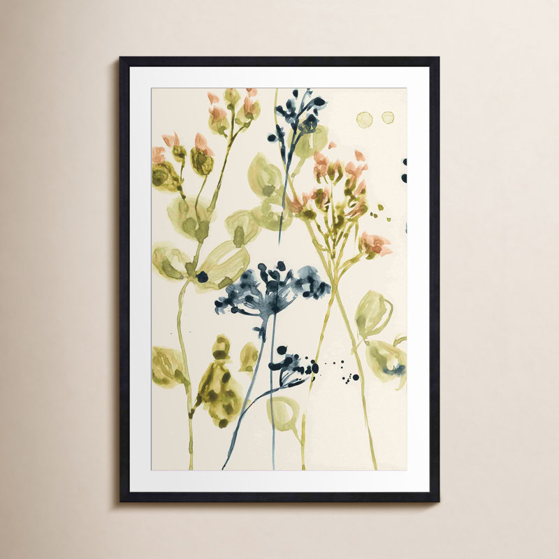 Blush Buds II by Jennifer Goldberger, Gold, 12"H x 12"W