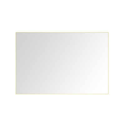 72 po X 48 po Miroir de salle de bain pour salle de bain - structure en métal