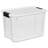 Sterilite 30 Qt 6-Pack & 18 Qt 6-Pack Clear Plastic Stackable Storage Bin w/ Lid