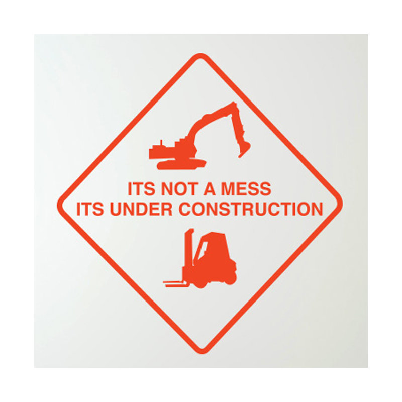 Wall Decal, Orange