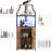 Corner Bar Cabinet with LED Lights-1289340925