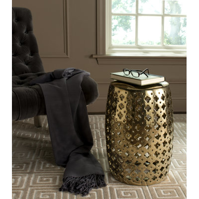 Gisella Ceramic Garden Stool by World Menagerie
