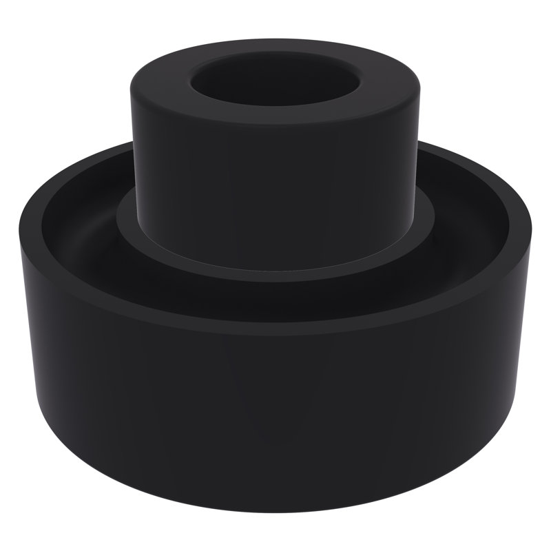 Photophore en laiton 1,75 po, Noir mat
