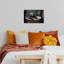 «Animals Cooling off in the tub Traditional Brown», reproduction d'art sur toile-1773683908