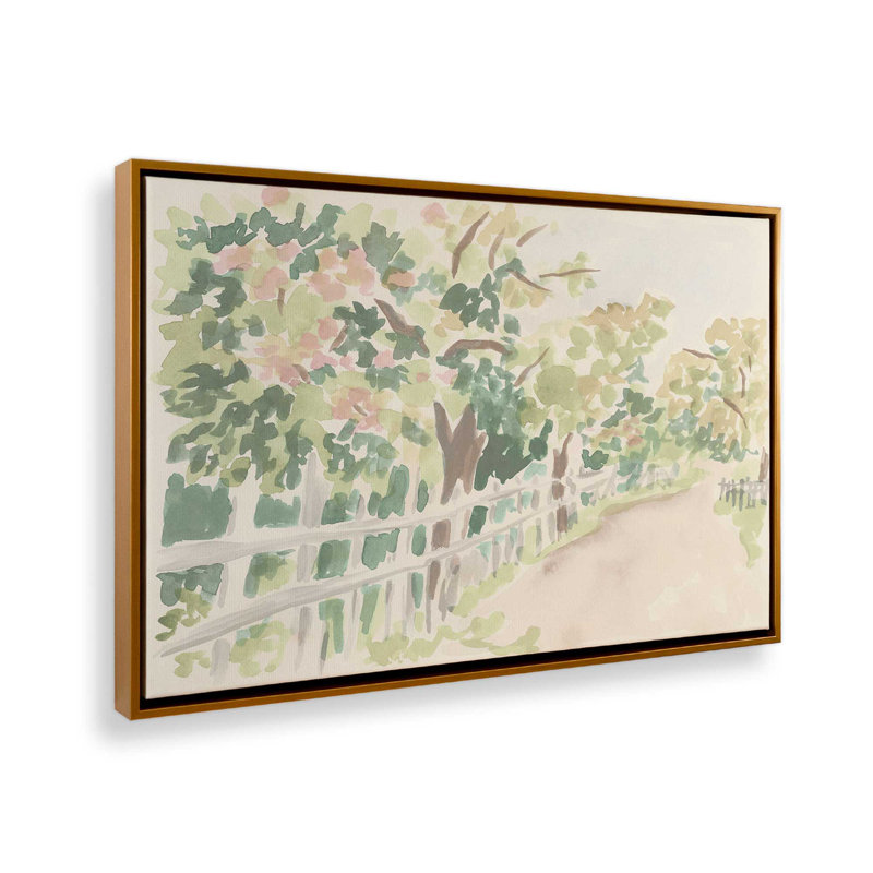 Reproduction d'art sur toile, Toile à cadre flottant, H 48 po x l 32 po, Doré