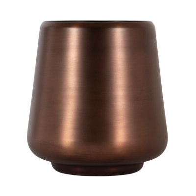 Portell Round Metal Indoor Planter Pot