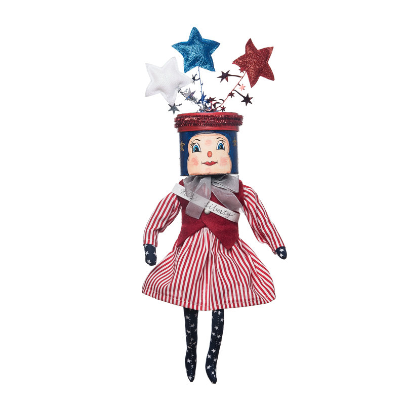 Miss Liberty Joe Spencer Gathered Traditions Art Doll Figure