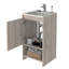 Meuble-lavabo autoportant Chariot, une tablette ouverte-674165147