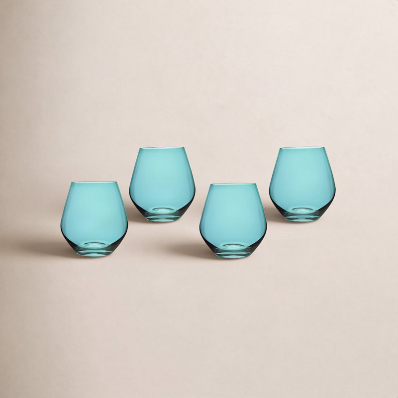Meridian Stemless Wine 18oz, Teal