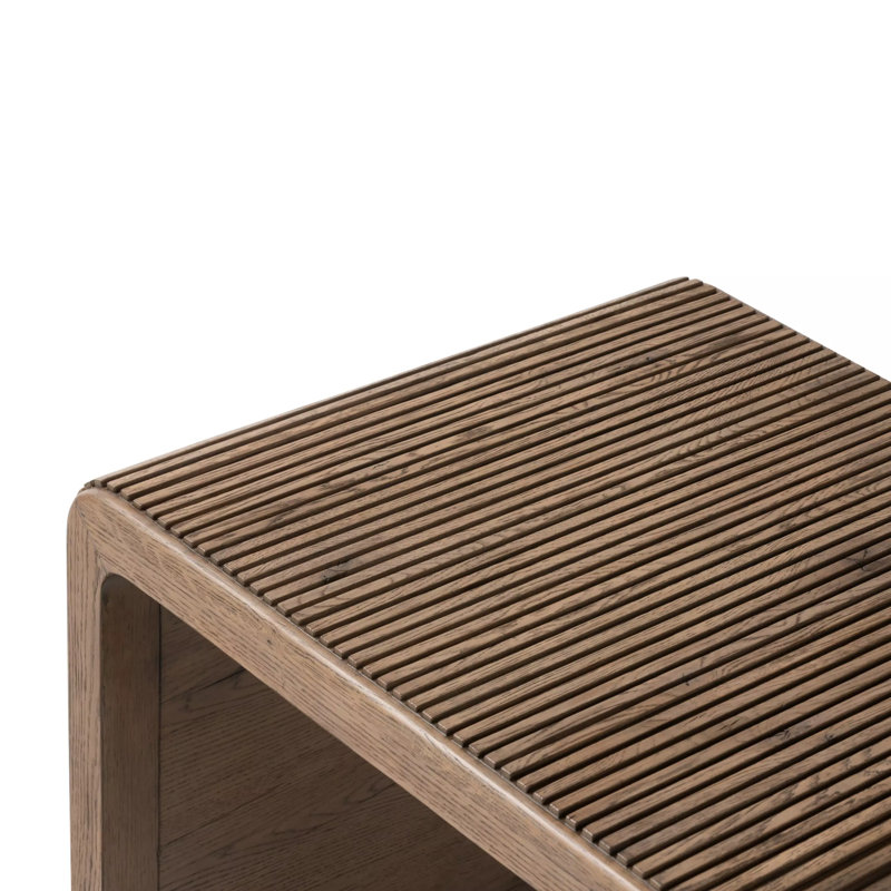 Leo End Table, Brown