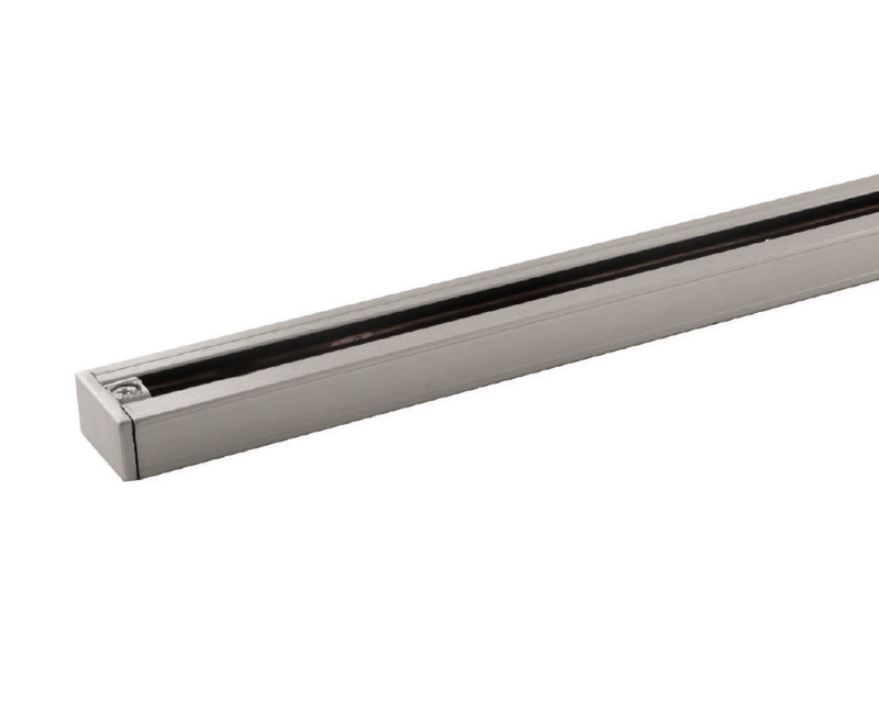 1 Track Supports & Mounting Hardware, 0.63" H x 24" W x 1.38" D, Nickel