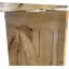 Portes de grange pliantes à double finition en bois d'aulne avec quincaillerie coulissante en bois-102356079