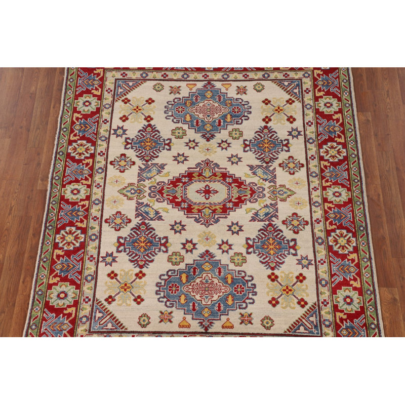Tapis géométrique à motif oriental Kazak 5