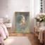 «Mythic Moon Goddess with Cherub», œuvre d'art classique sur toile, impression sur toile-123501910-123501909