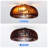 20" Low Profile Wood Grain Caged Ceiling Fan