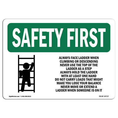 Safety First Sign