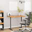  Bureau en bois d'acacia massif naturel durable 35,4 po x 23,6 po-536887095
