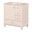 Meuble-lavabo 30 po avec lavabo, une porte avec tablette et trois tiroirs, porte à fermeture en douceur