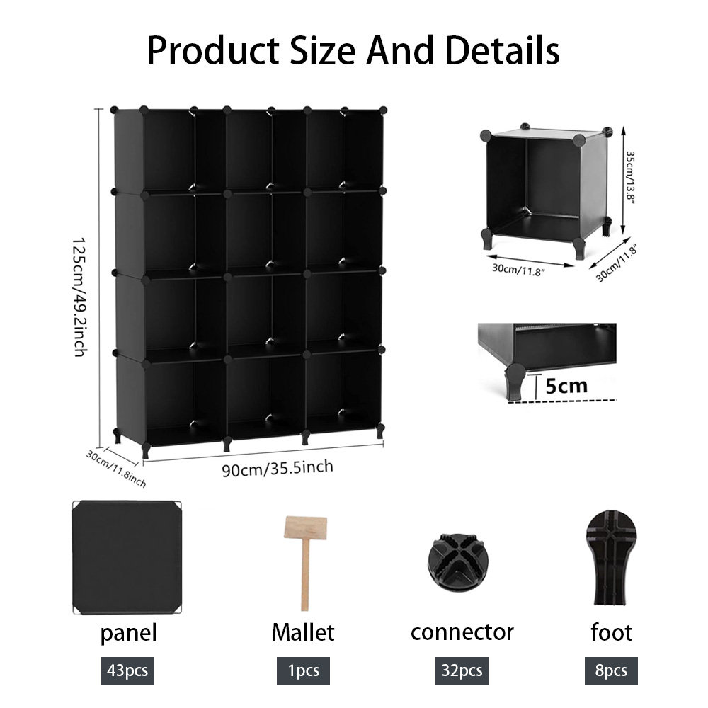 Stackable Cube Storage Design Wrought Studio Cube Storage Organizer, Storage Cubes Shelves Bookshelf ...
