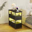 28cm W Metal Bedside Table-225275670