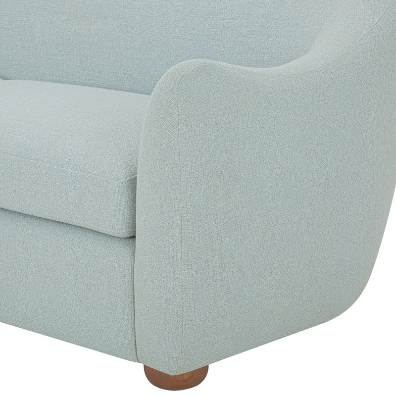 Bria Sofa, Mist Blue Performance Weave