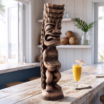 Tiki God of The Luau Statue