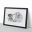 Restful Cat by Jean Bernard - Picture Frame Drawing Print-55598194-55598195