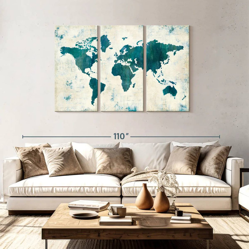 Aliaz Découvrez le monde, H 48 po x l 74 po