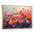 Toile avec cadre flottant or