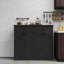 Armoire à déchets à double basculement Farmhouse pour poubelles 20 gallons Farmhouse-117422685
