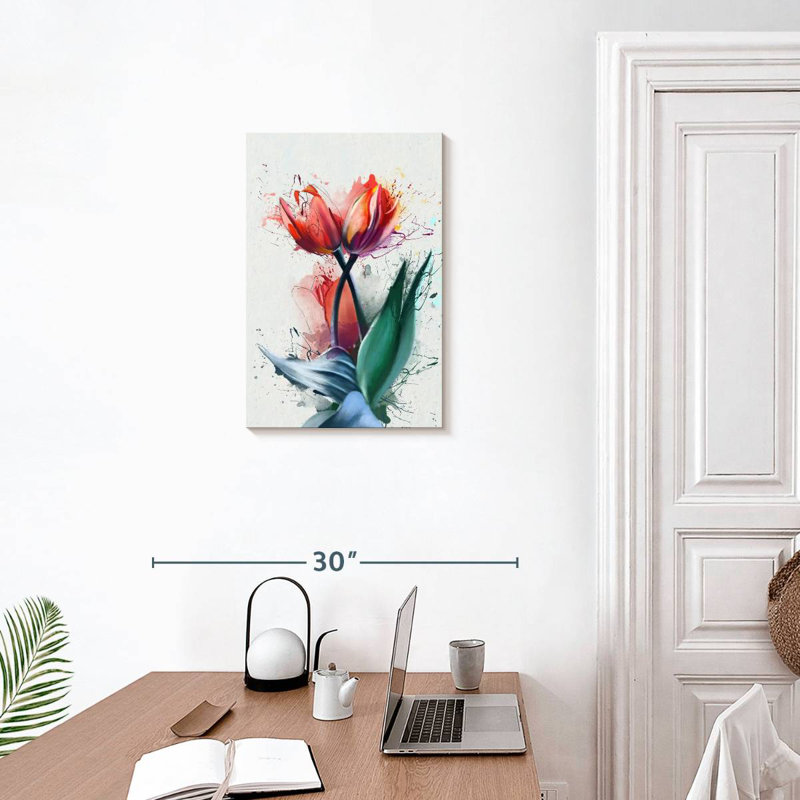 Harnek Tulips, 24" H x 16" W