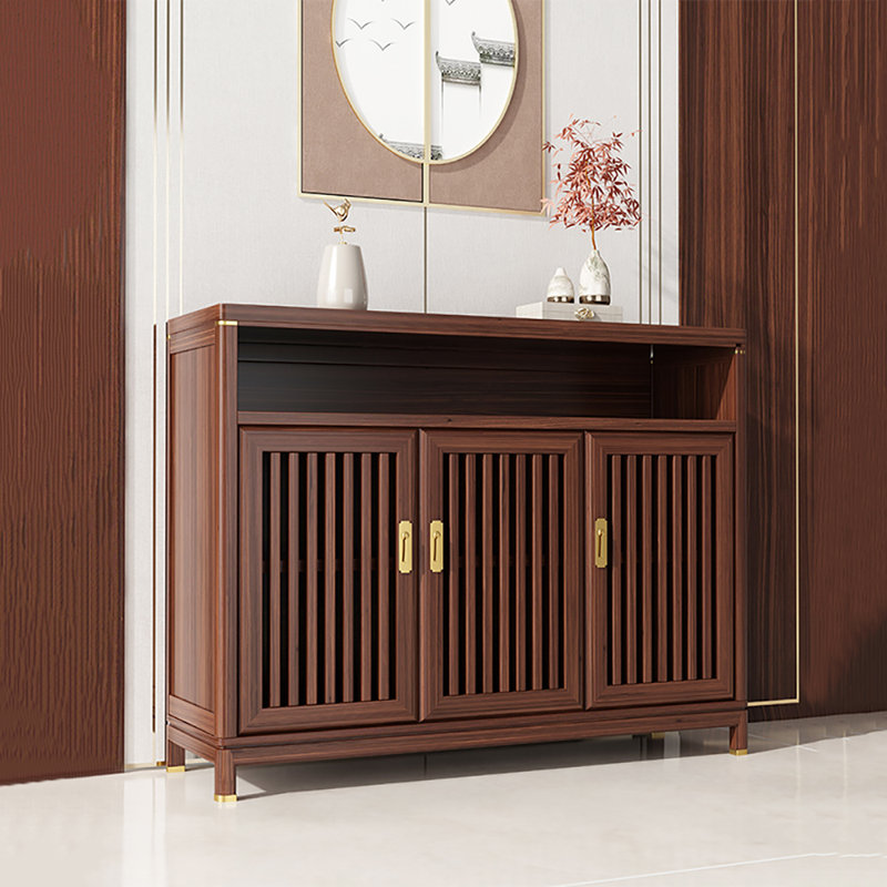 Buffet naturel, H 35,4 po x l 47,2 po x P 17,7 po, Terre de Sienne