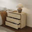 Table de chevet 3 tiroirs Cesiro Accent-114293012-116376263