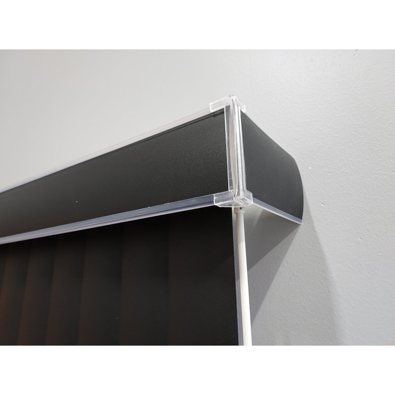Store vertical noir obscurcissant sans cordon Frost, L 40 po x L 48 po