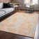 Premium Machine Washable Cerrito Orange Rug
