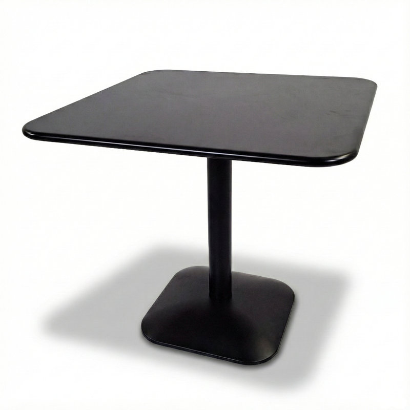 Metal Dining Table, Black