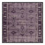Machine Washable Overdyed Black Area Rug