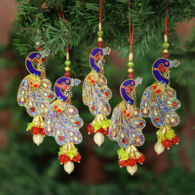 4.7'' Fabric Animals Hanging Figurine Ornament