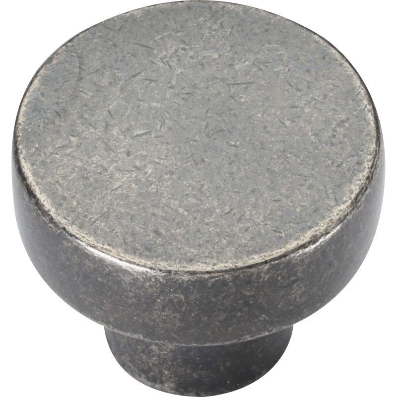 Helios Cabinet Knob, Medium White Bronze, 1.25