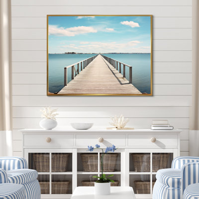 «Southlake Pier Lone Pier II», reproduction sur toile