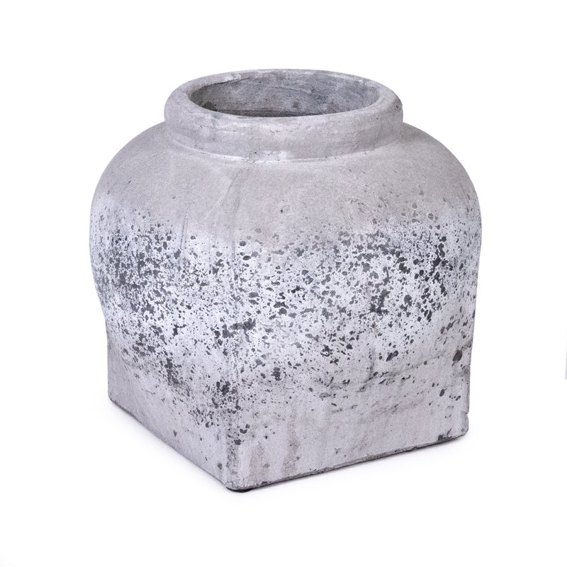 Handmade Ceramic Table Vase, 10" H x 11" W x 11" D