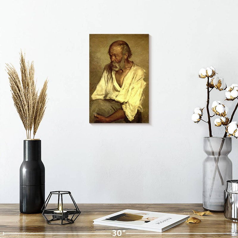 Leisha The Old Fisherman, 12" H x 8" W